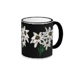 Taza de la flor de Edelweiss