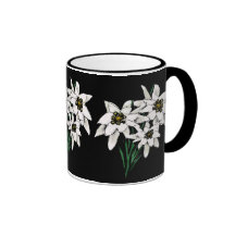 Taza de la flor de Edelweiss