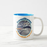 Taza de la foto de los pares de la garza