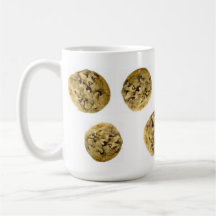 Taza de la galleta del microprocesador de Chcolate