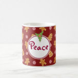 Taza de la galleta del pan de jengibre del navidad