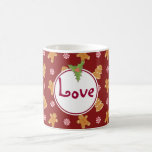 Taza de la galleta del pan de jengibre del navidad