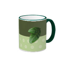 taza de la hoja