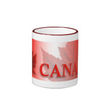 Taza de la hoja de arce de la taza de café de la t