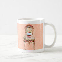 Taza de la magdalena y de la taza del estilo del v tazas