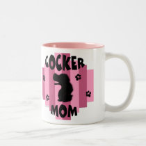 Taza de la mamá del cocker tazas