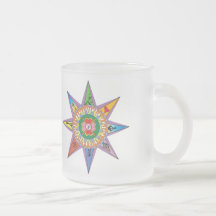 Taza de la mandala de la yoga
