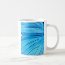 Taza de la mariposa del anaxibia de Morpho