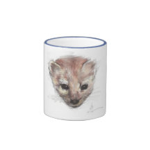 Taza de la marta de pino