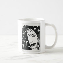¡Taza de la mujer de la magia negra!