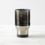 Taza de la noche de Nueva York del paisaje urbano 