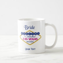 Taza de la novia de Las Vegas