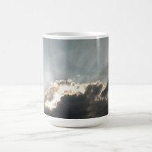 taza de la nube del sol