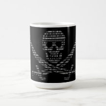 Taza de la oscuridad del pirata informático del pi