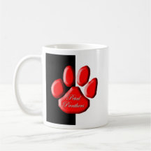 Taza de la pantera del pétalo