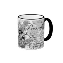 Taza de la paz de la pintada