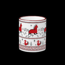 Taza de la pintura de Mezen tazas