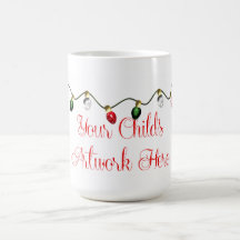 Taza de la plantilla del navidad