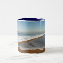 Taza de la playa de Seafoam