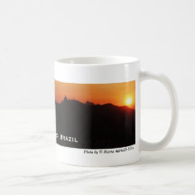 Taza de la puesta del sol de Río de Janeiro