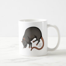 Taza de la rata del zodiaco