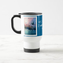 Taza de la reunión de familia con los pájaros de a