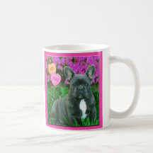 Taza de la tarjeta del día de San Valentín del dog