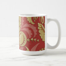 Taza de la tela del vintage