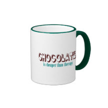 Taza de la terapia del chocolate