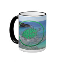 Taza de la tortuga de Hawaii