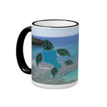 Taza de la tortuga de la isla de Hawaii Oahu