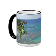Taza de la tortuga de las islas de Hawaii