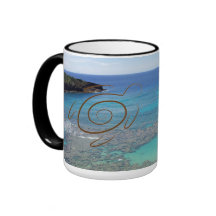 Taza de la tortuga de las islas de Hawaii