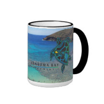 Taza de la tortuga de las islas de Hawaii