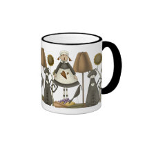Taza de la vida del peregrino de la acción de grac tazas