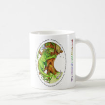 Taza de las abejas del lobo del dragón