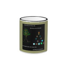 Taza de las células del árbol