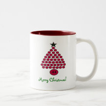 Taza de las Felices Navidad de Obama 44