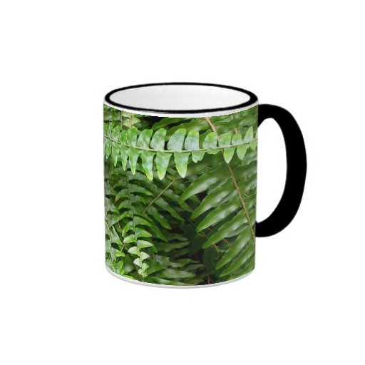 Taza de las frondas del helecho