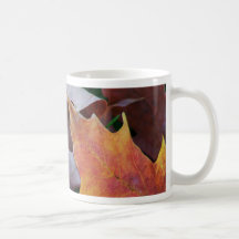 Taza de las hojas de otoño