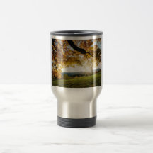 Taza de las hojas de otoño