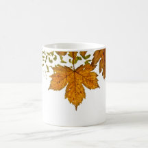 Taza de las hojas de otoño