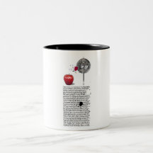 Taza de las luces rojas