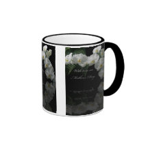 Taza de las orquídeas y de los helechos de polilla