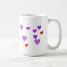 Taza de las tarjetas del día de San Valentín