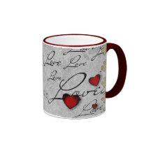 Taza de las tarjetas del día de San Valentín
