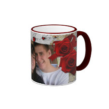 Taza de las tarjetas del día de San Valentín de la