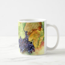 Taza de las uvas de la caída
