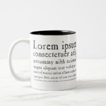 Taza de Lorem Ipsum