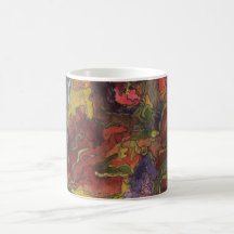 taza de los abstractos de los sueños